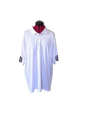 Adidas Climalite Polo Shirt Mens XL Multicolor Golf Shirt Side Split Performance